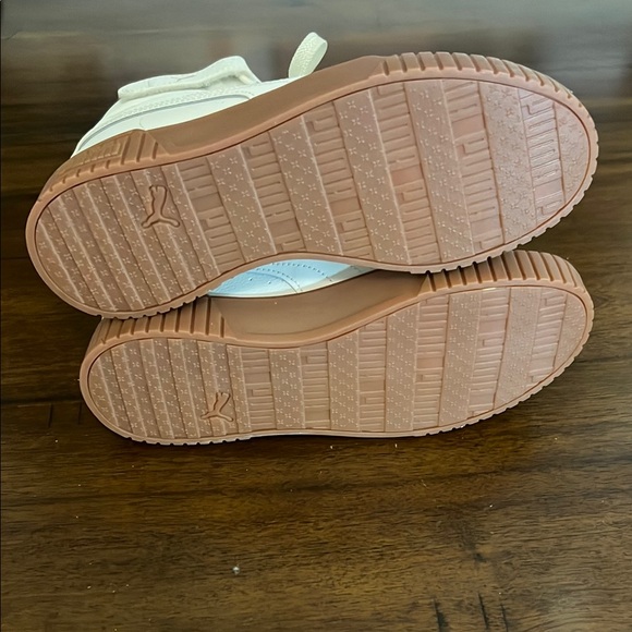 Puma Cream High-Top Sneakers - Picture 5 of 8